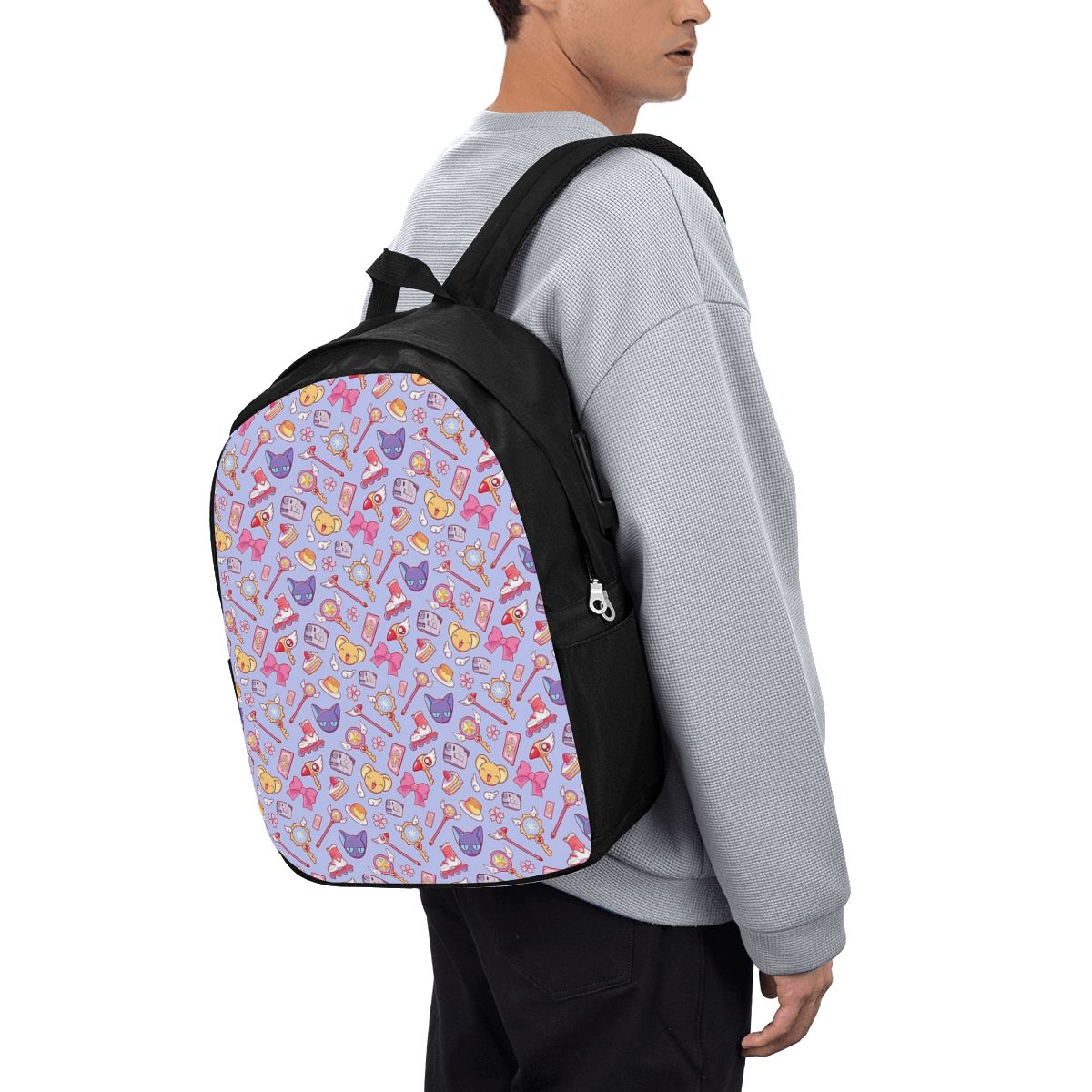 Laptop Bag - Sakura Card Captor - фиолетовый рюкзак,