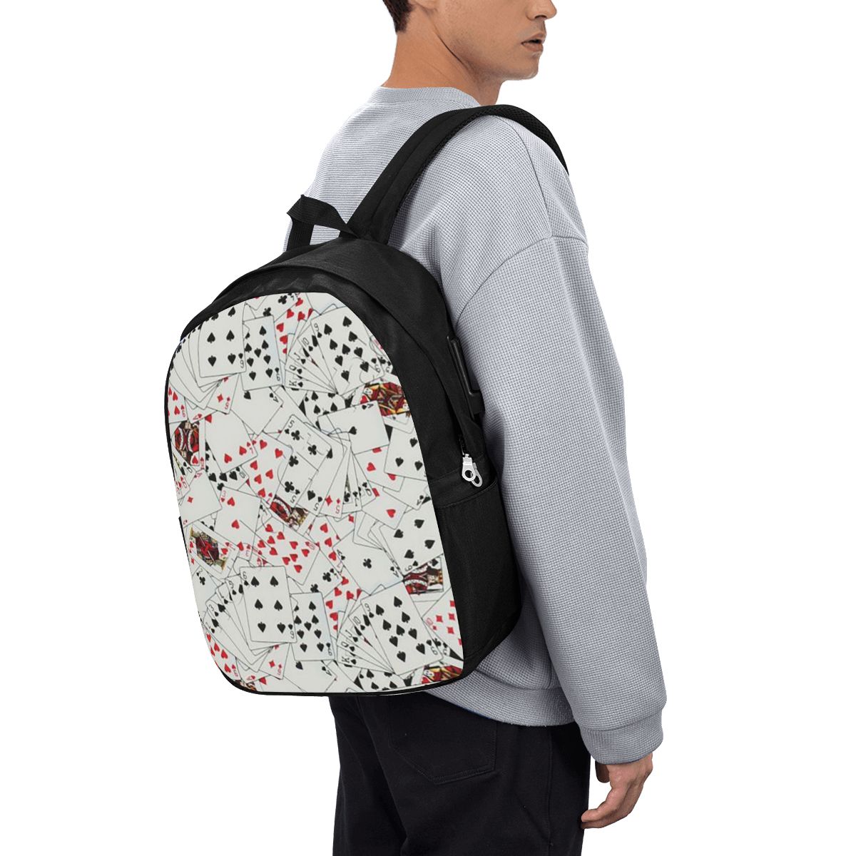 Рюкзак с принтом игральных кар – обзор и цена Laptop Bag