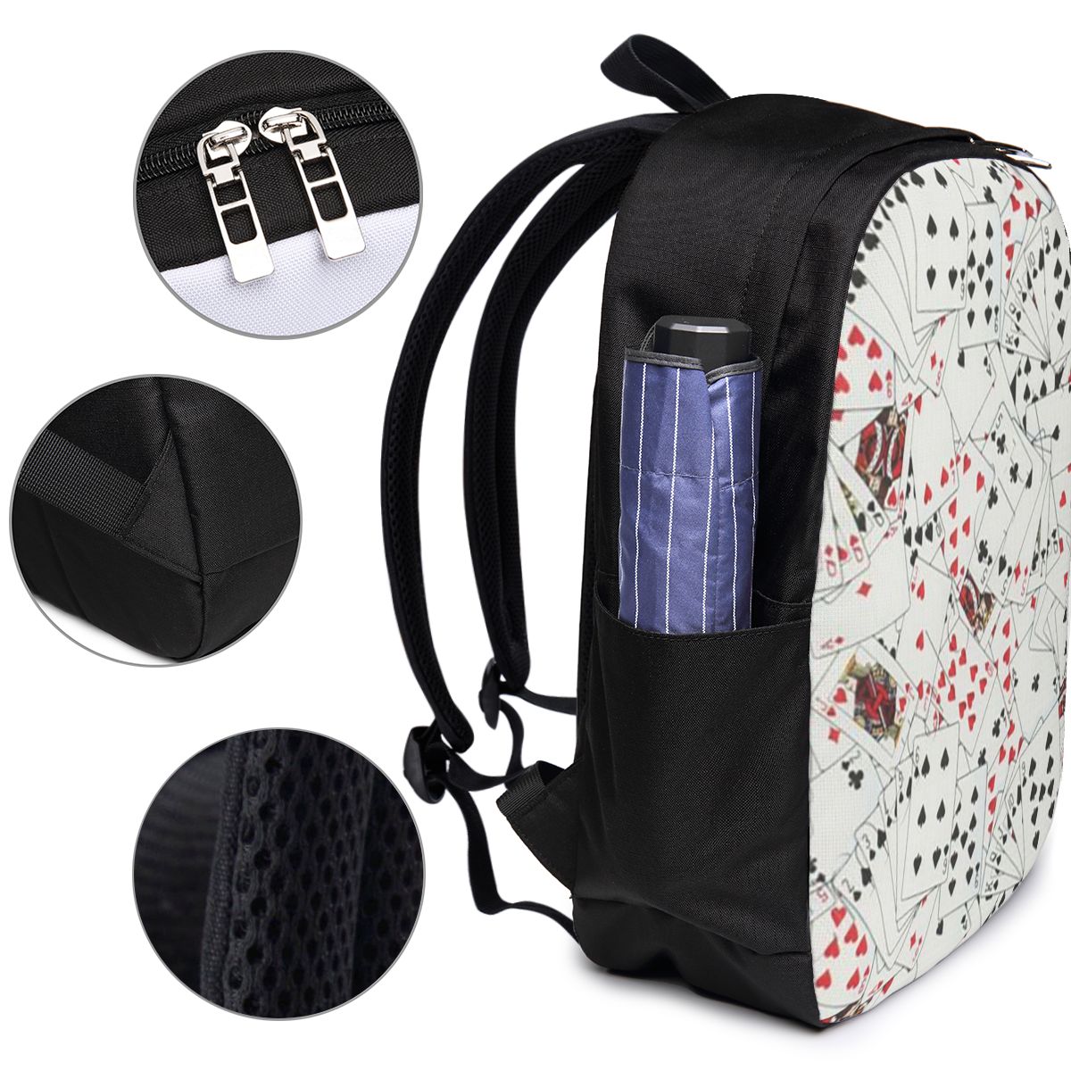 Рюкзак с принтом игральных кар – обзор и цена Laptop Bag
