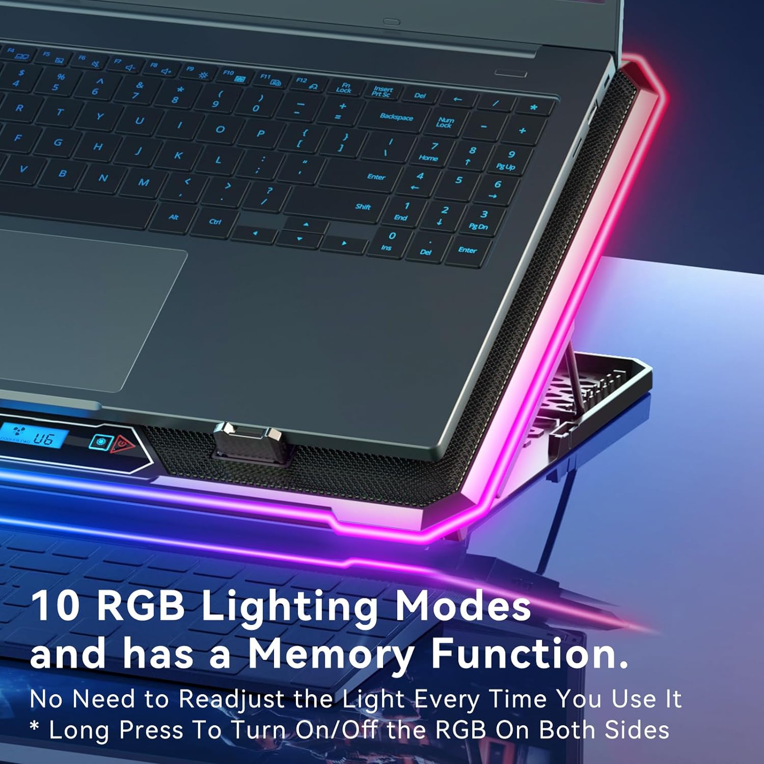 Охлаждающая подставка RGB для  – обзор и цена Laptop Cooling Pad
