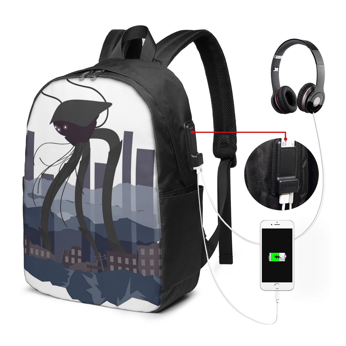 Рюкзак War Of The Worlds Marti – обзор и цена Laptop Bag