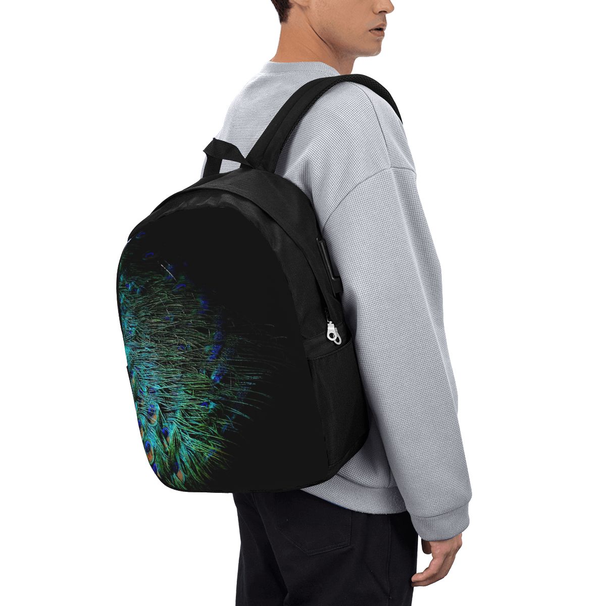 Рюкзак с павлиньими перьями на – обзор и цена Laptop Bag