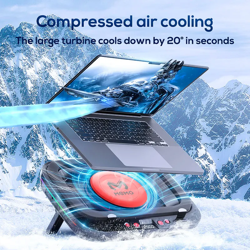 Кулер для ноутбука Memo со све – обзор и цена Laptop Cooling Pad