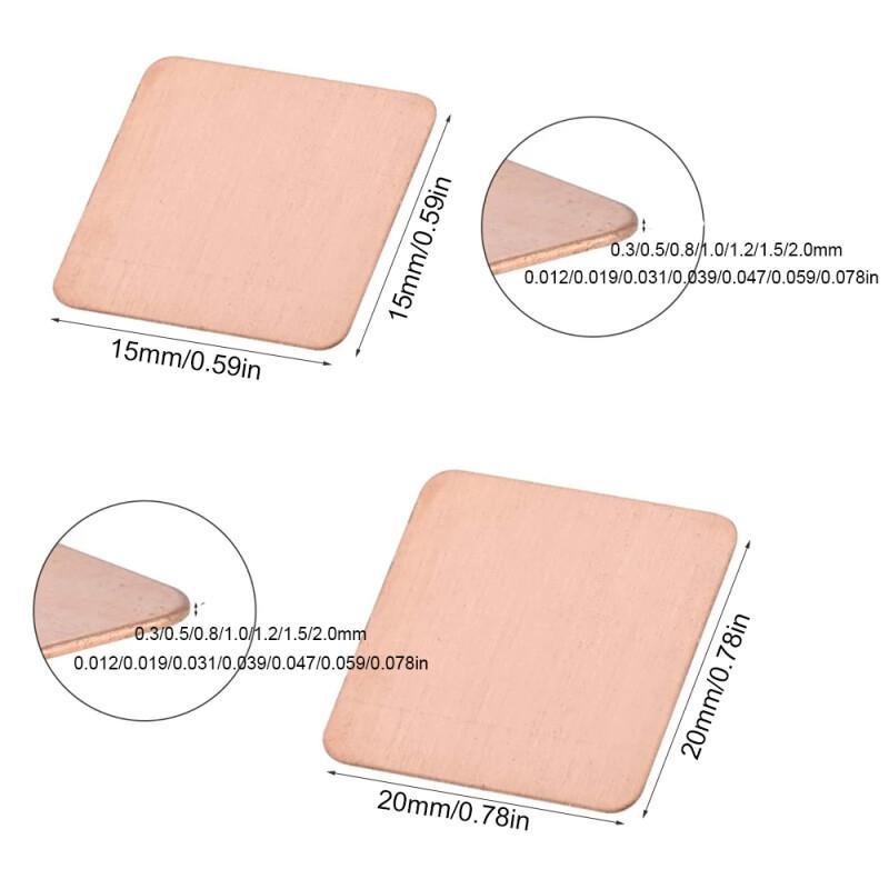 1/2/3 шт. медные термопрокладк – обзор и цена Laptop Cooling Pad