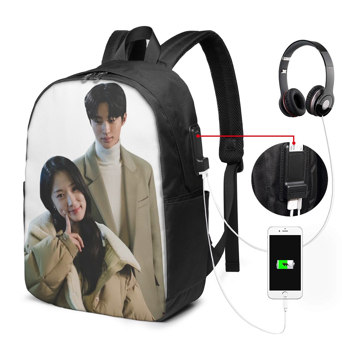 Рюкзак Lovely Runner Kdrama Fa – обзор и цена Laptop Bag